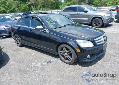 2008 Mercedes-Benz C 350 Sport из США, поврежденный, VIN WDDGF56X28F106480